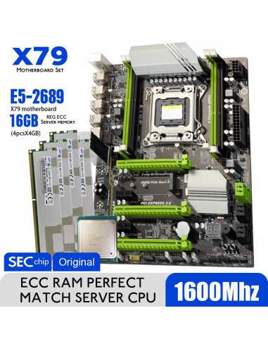 Exclusión Tina Horno Placa Base x79 Turbo Xeon e5 2689 CPU RAM PC Gaming | Great BuyOut